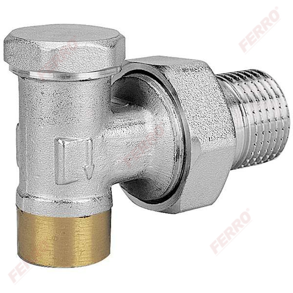 1/2” angle cut-off radiator valve for soldering