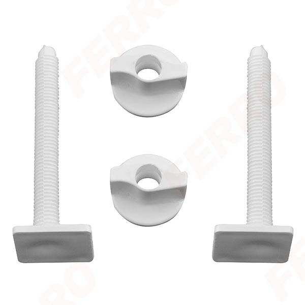 Toilet seat fixing set B202 - plastic