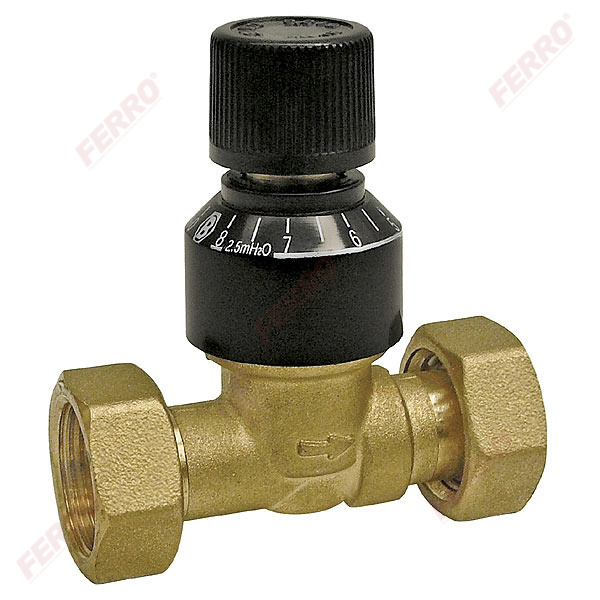 Pressure differential valve 2 - 6.5 m H2O for GMP