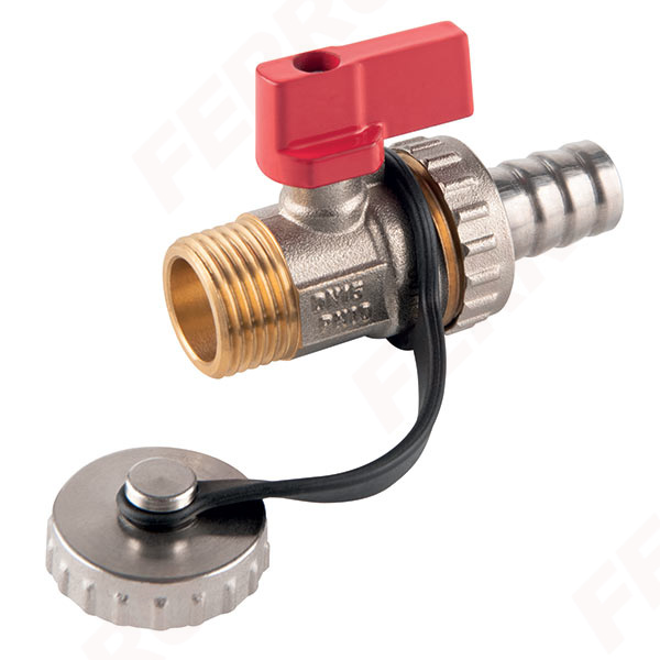 F-Comfort - Drain ball valve, male