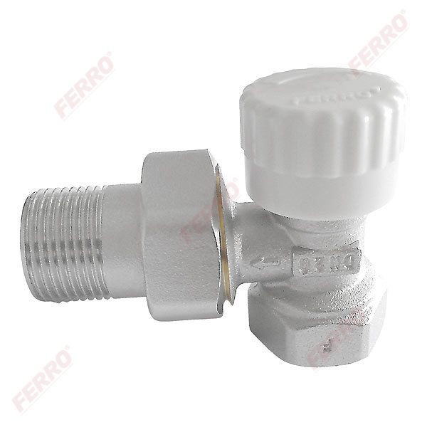 Thermostatic angle valve