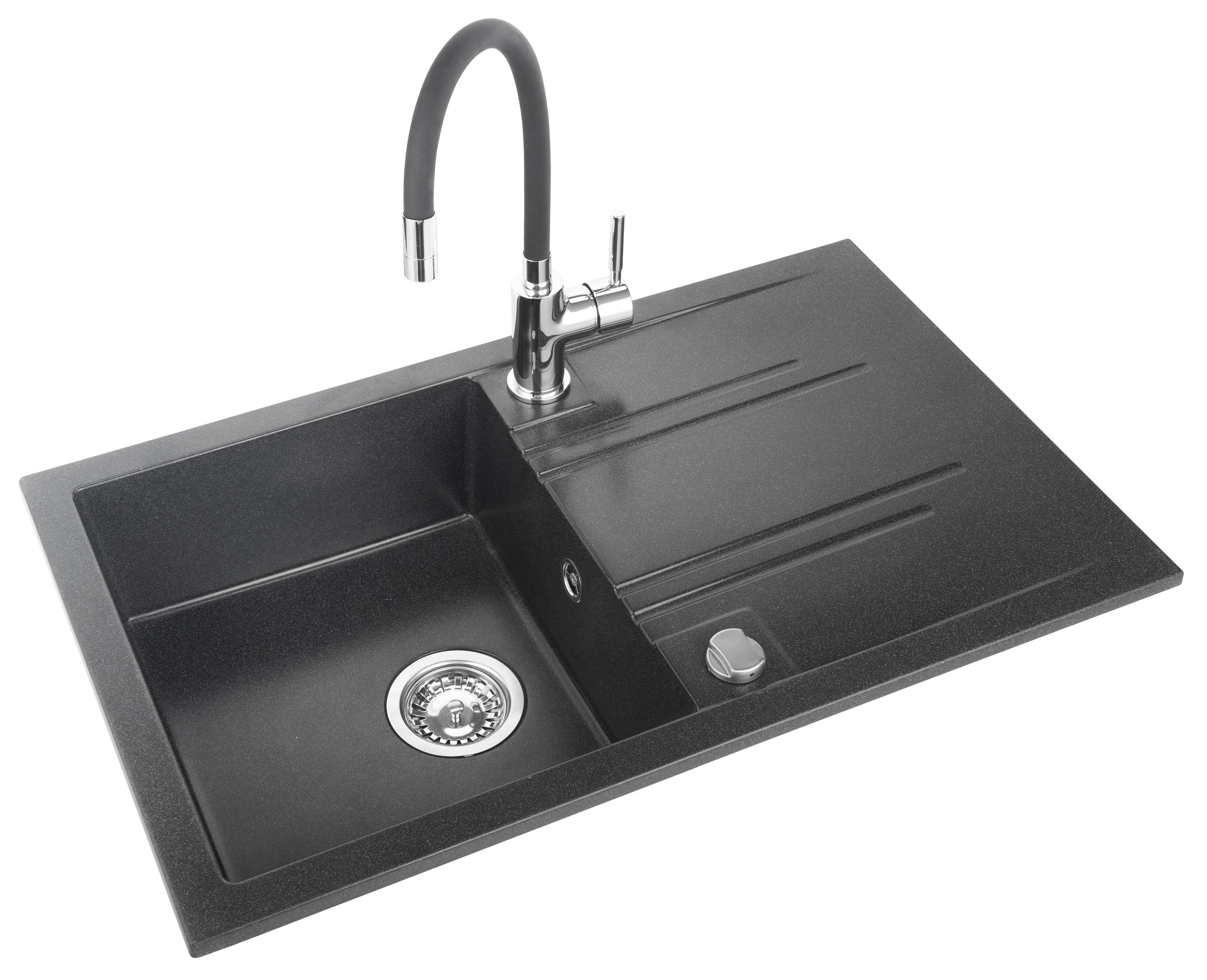 Granite sink set: DRGM48/78HA + kitchen mixer BZA4B