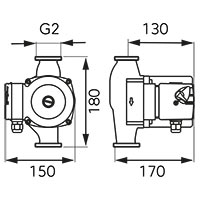 32-80 180 Keringetőszivattyú ivóvízre