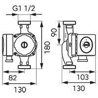 Cirkulacijska pumpa GPA II 25-4-180