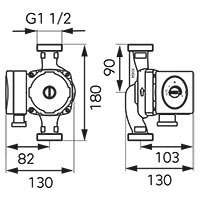 GPA II 25-6-180 Circulation pump