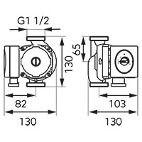 Cirkulacijska pumpa GPA II 25-6 130