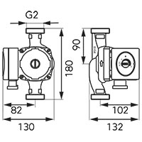 Cirkulacijska pumpa GPA II 32-6-180