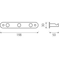 Three-peg hanger