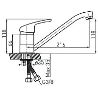 Freya - standing sink mixer