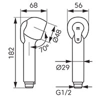 Sink mixer spray handle