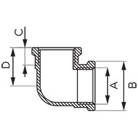 Elbow female-female