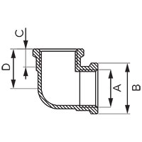 Elbow female-female