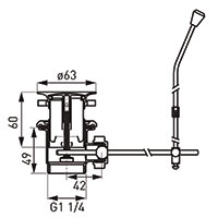 G5/4 pileta s podizačem