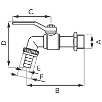 Ball bibcock