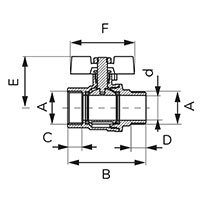 Шаровой кран F-Power