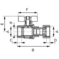 Шаровой кран F-Power