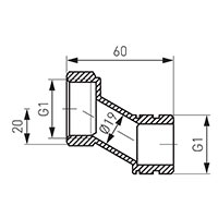 1” excenter szett osztó-gyűjtőhöz