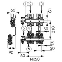 1” manifold