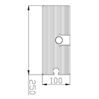 cosmetic shelf for rainshower or sliding shower set