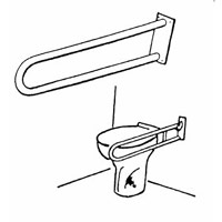 Metalia Hep - steady double grab bar 550 mm