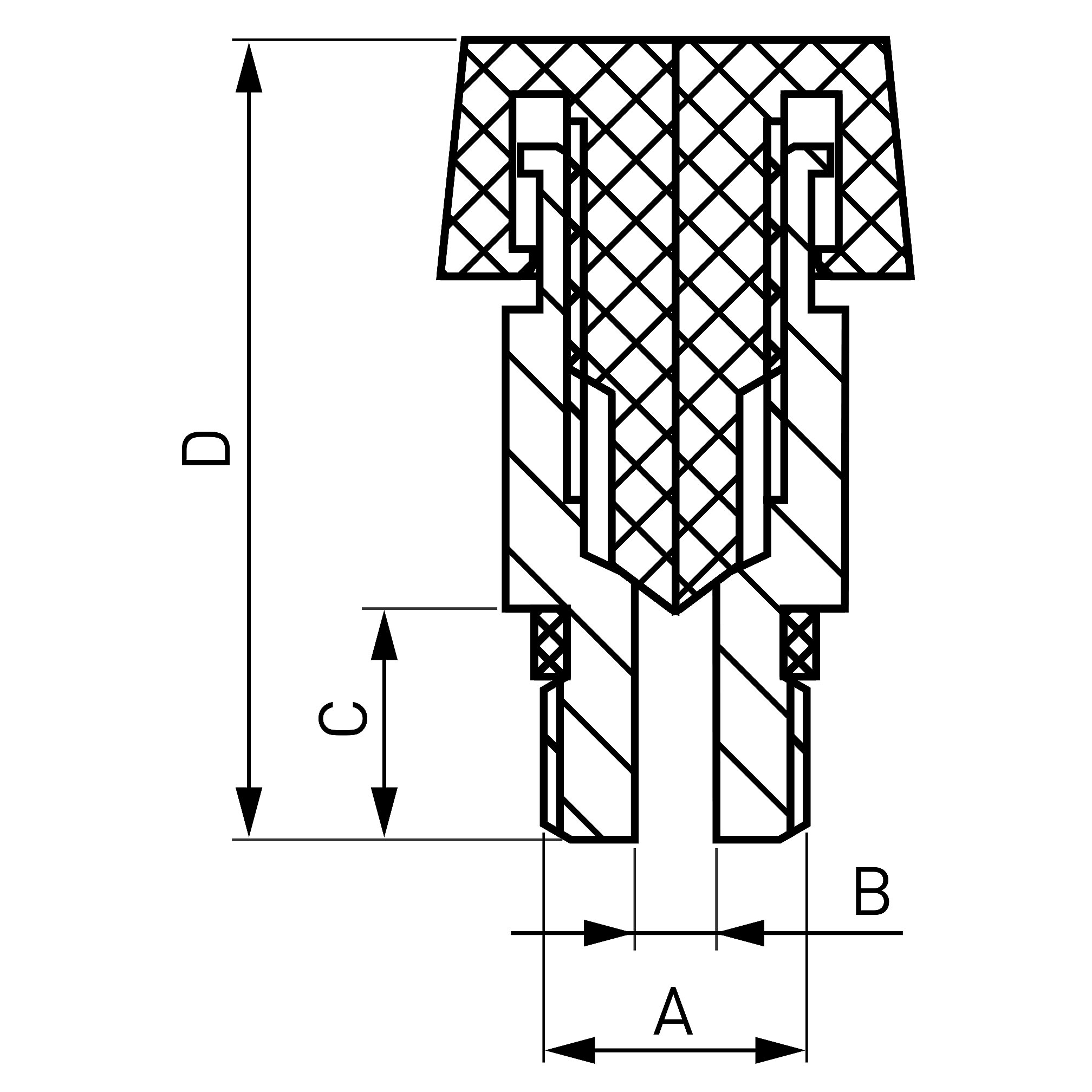 Mechanical air vent with knob