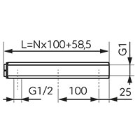 RMD 1” manifold bar