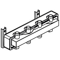 Steel manifold with insulation, mounting kit