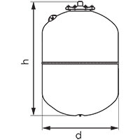 Vessels for solar installations – hanging