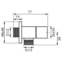 Quadro - Angle valve