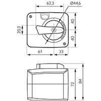 Electric actuator for mixing valves