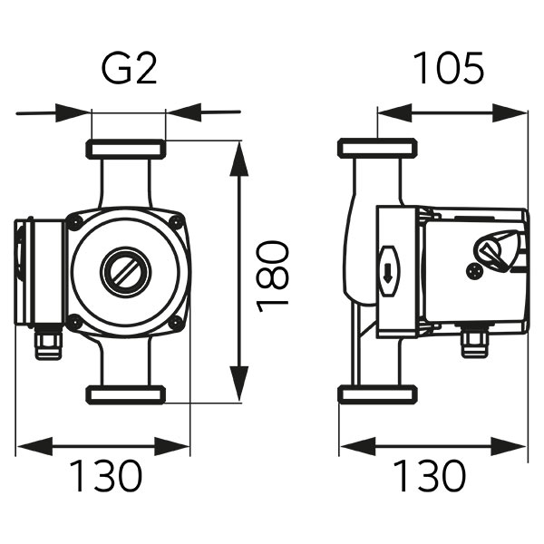 Cirkulacijska pumpa 32-60 180