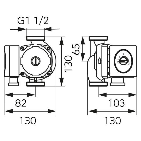 GPA II 25-6-130 Circulation pump