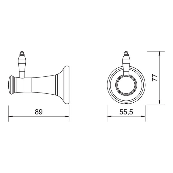 ANTICA single hook