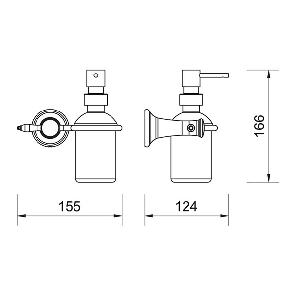 ANTICA soap dispenser