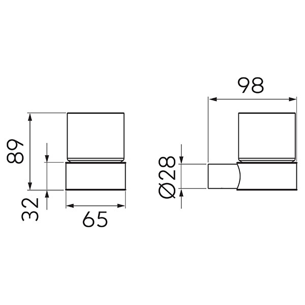 Nostris - toothbrush holder, chrome