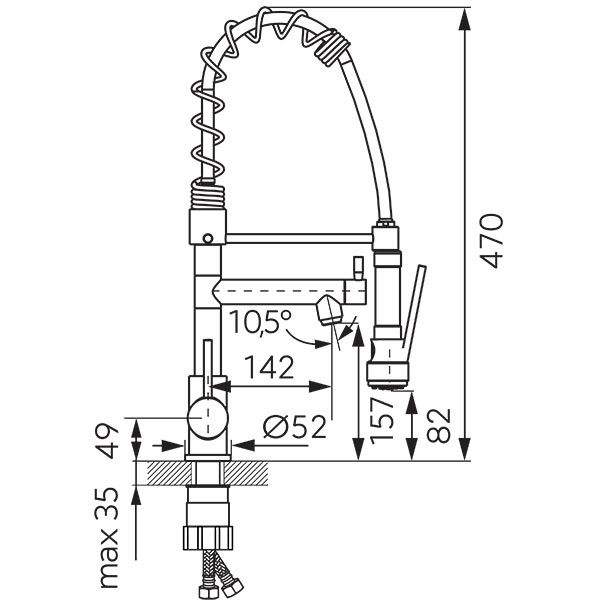 F-Master - multi-functional sink mixer