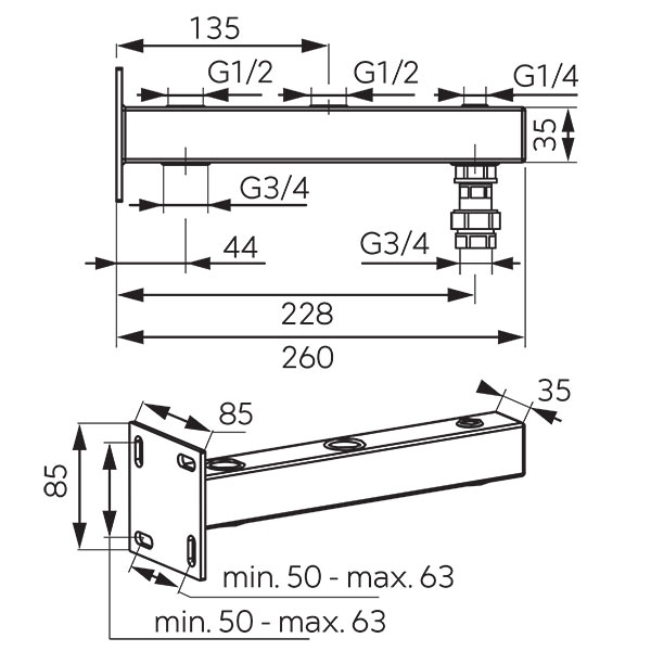 Safety group sets with quick connector for expansion vessel