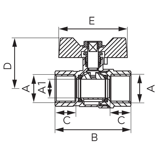 Gas ball valve - type G18