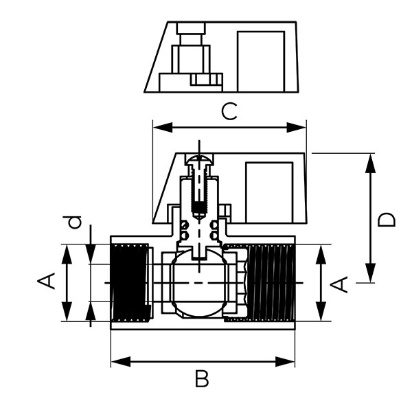F-Comfort - mini ball valve