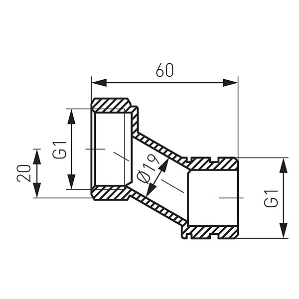 1” eccentric for manifold