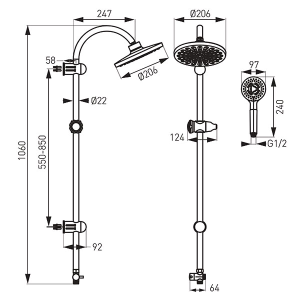 Rondo - set de dus dual