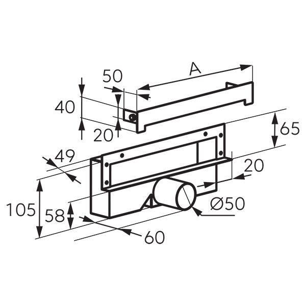 Wall slim - linear wall drain