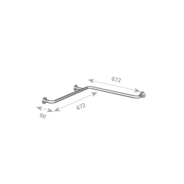 Metalia Help - Maner de sustinere pentru colt, alb