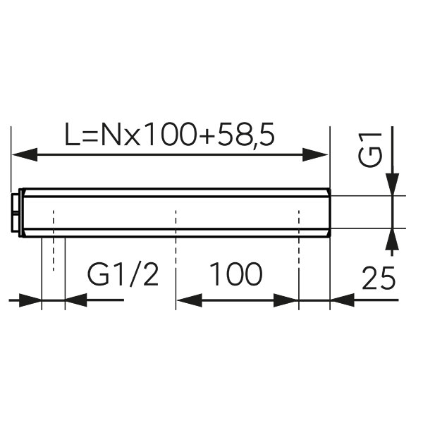 RMD 1” manifold bar