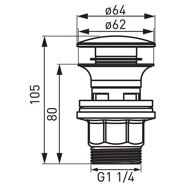 Lefolyószelep G5/4