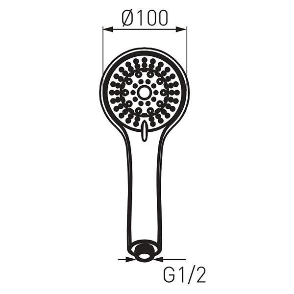 Sera - 5-functional shower handle