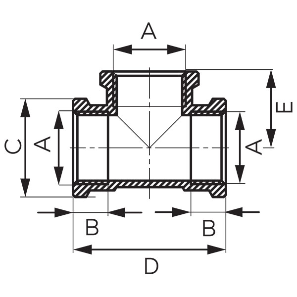 Teu cu filet interior