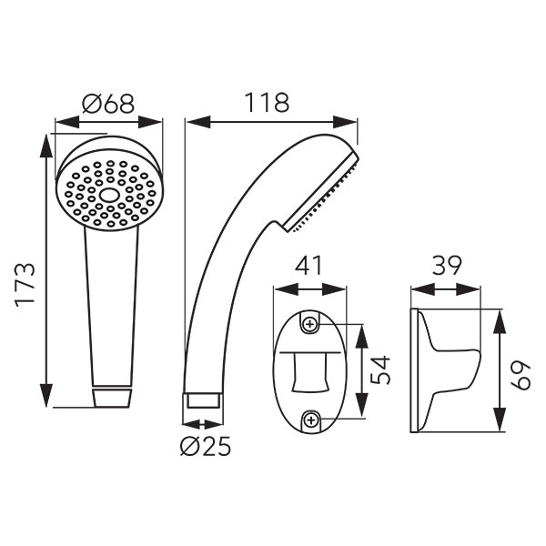 Promo - spot shower set