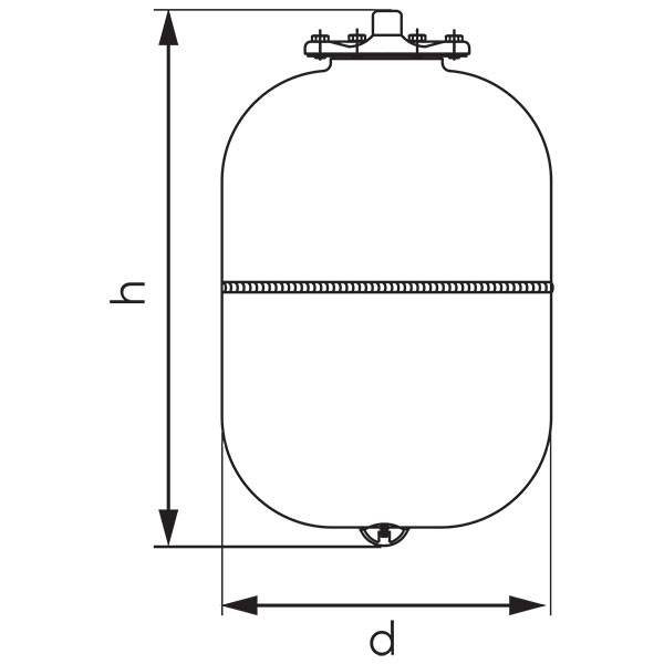 Expansion universal vessel - hanging