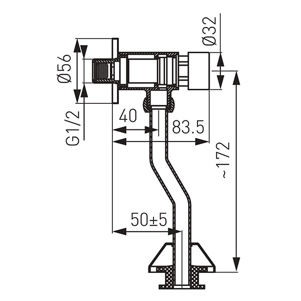 Urinal valve